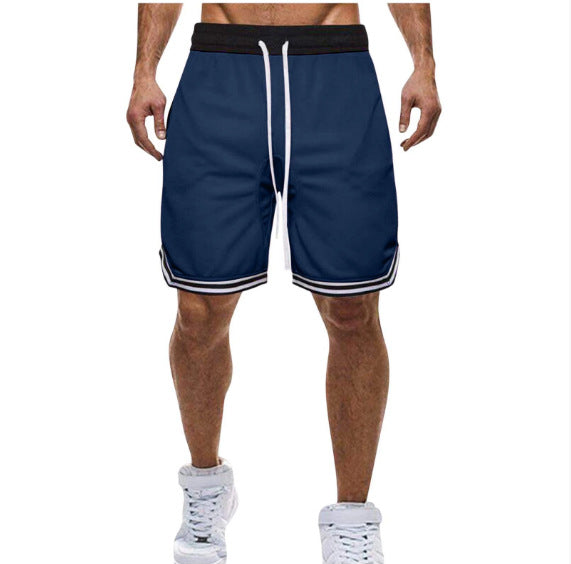 Men's Breathable Mesh Sports Shorts for Basketball and Gym Training