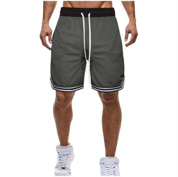 Men's Breathable Mesh Sports Shorts for Basketball and Gym Training