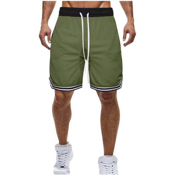 Men's Breathable Mesh Sports Shorts for Basketball and Gym Training