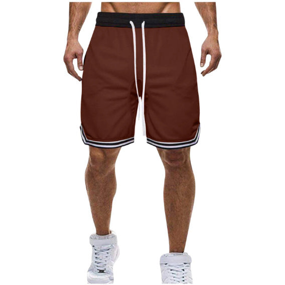 Men's Breathable Mesh Sports Shorts for Basketball and Gym Training