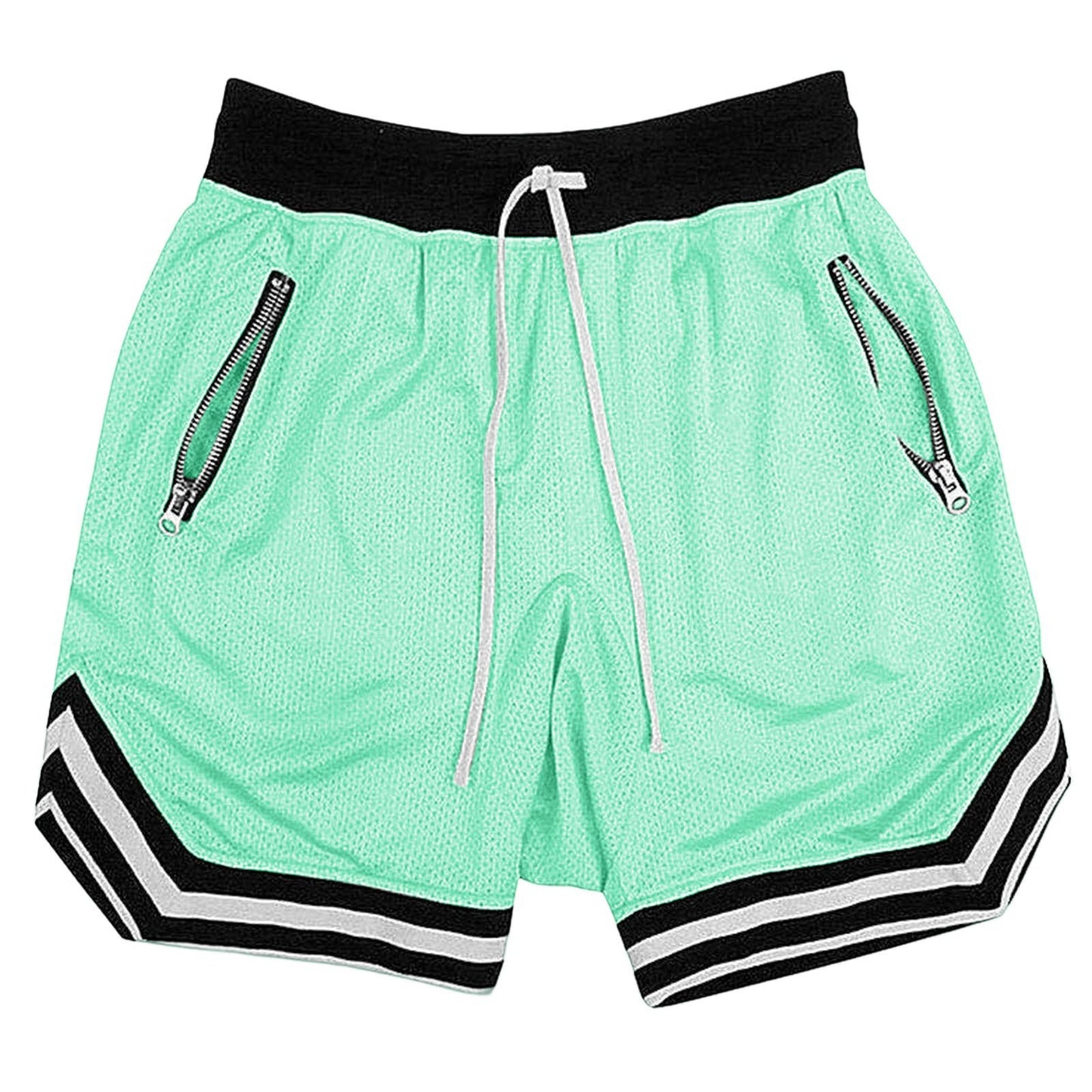 Men's Breathable Mesh Sports Shorts for Basketball and Gym Training